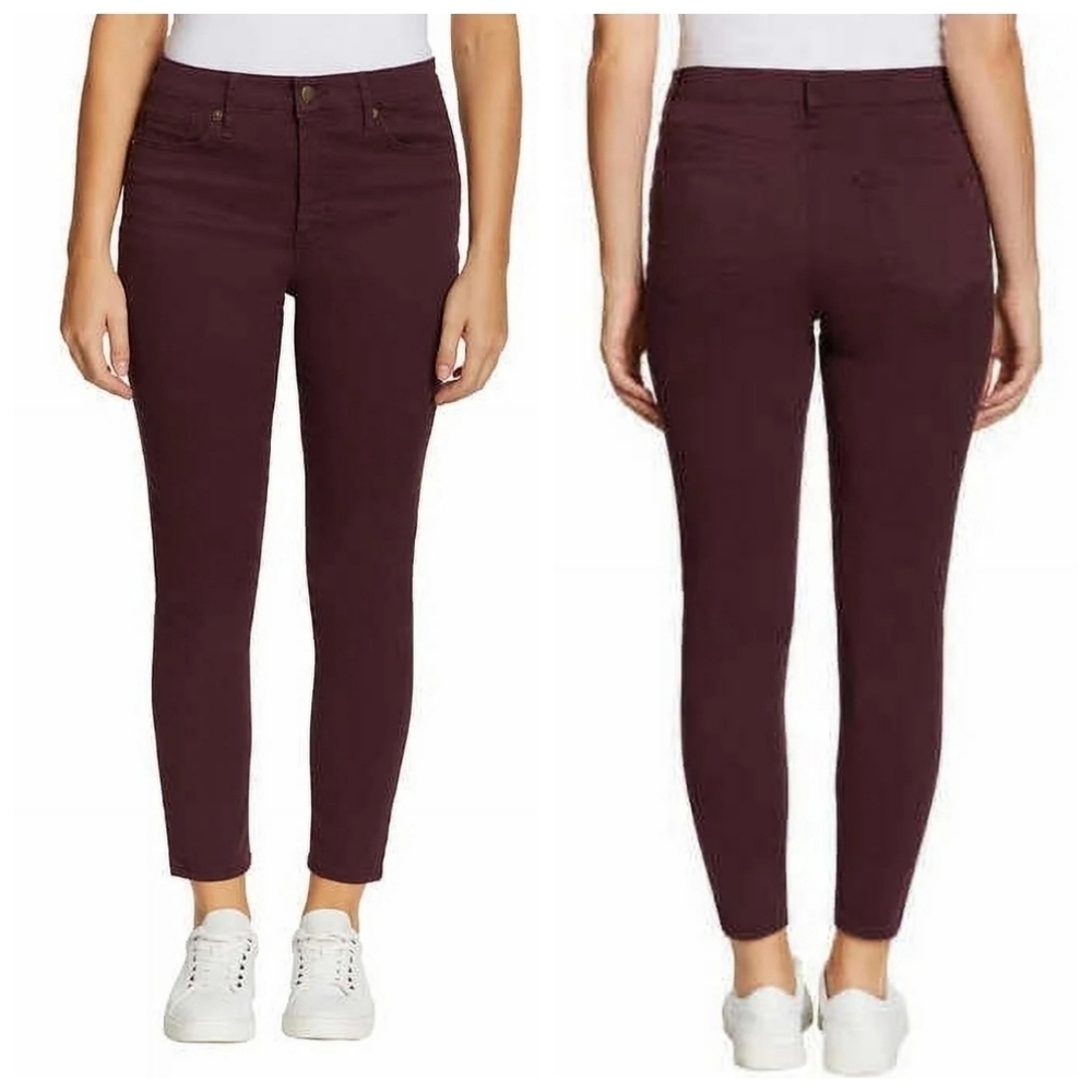 Bundle Only:  Jessica Simpson Wine High-rise  skinny ankle length pants Size 16‎